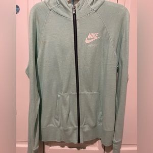 Nike mint/teal zip up jacket.